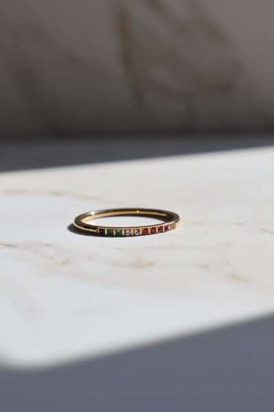 FLAUNT MULTI COLOUR | Tarnish Free | Minimalist Ring
