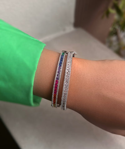 AURORA | Multi Colour or Clear Bangle