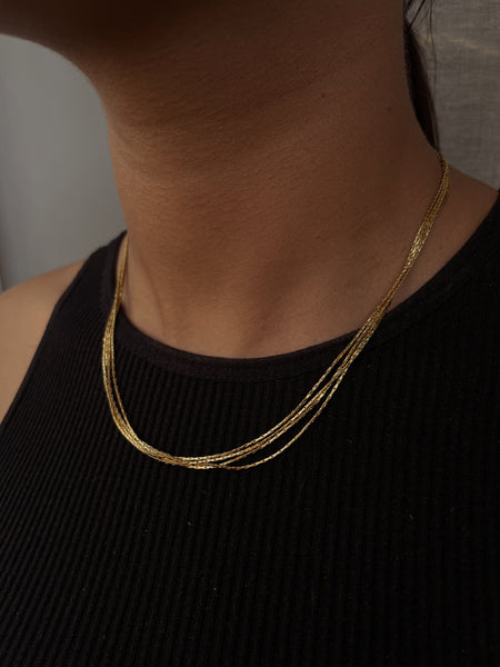 UNVEIL I Tarnish-Free | Multi Layer Chain | Gold/Silver