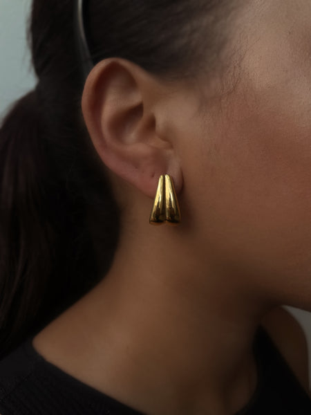 BRAVE | Tarnish-Free | Chunky Earrings | Gold/Silver
