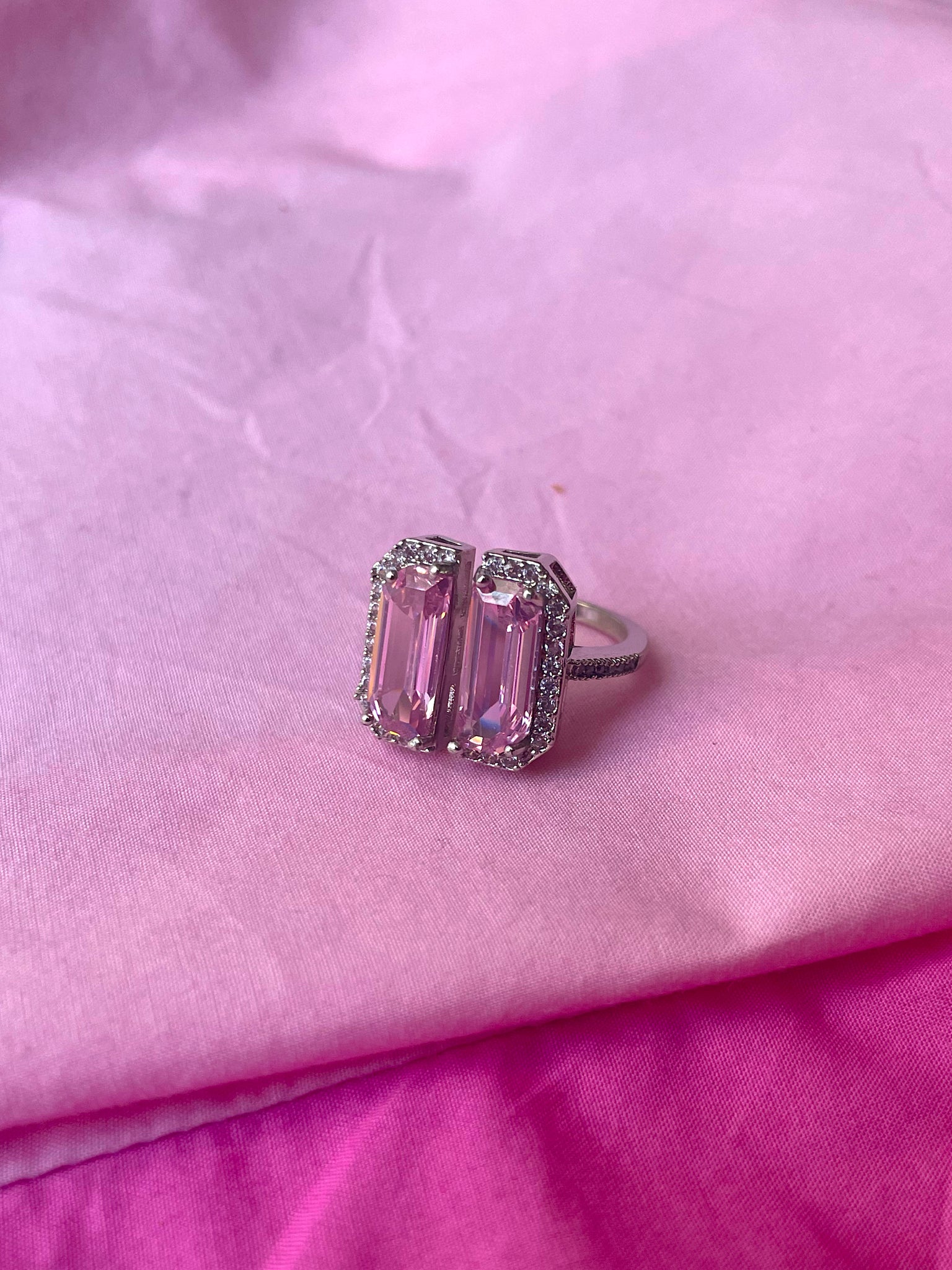 STACIE I Luxury Open Ring | AAA Grade Cubic Zirconia | Adjustable