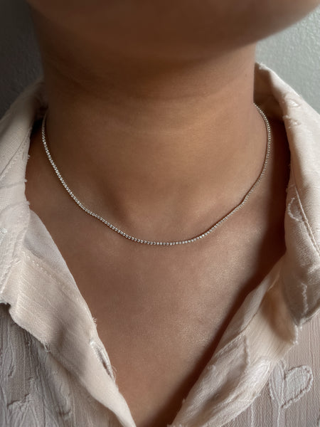 HUSNIYA | Gold Cubic Zirconia Tennis | Necklace/Bracelet