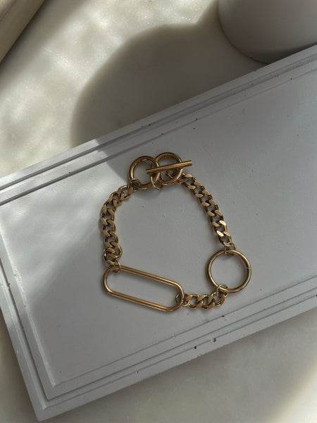 HILTON | Tarnish-Free | Gold Chunky Mix Link | Necklace/Bracelet