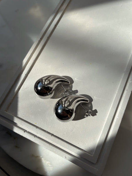 KYLIE | Gold/Silver Plated | Chunky Drop Stud | Earrings | Tarnish Free