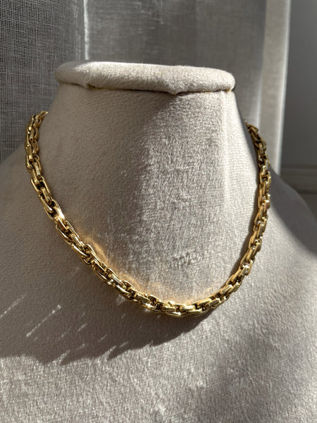 NEVADA | Tarnish-Free | Gold Chunky Interlinked | Necklace/Bracelet