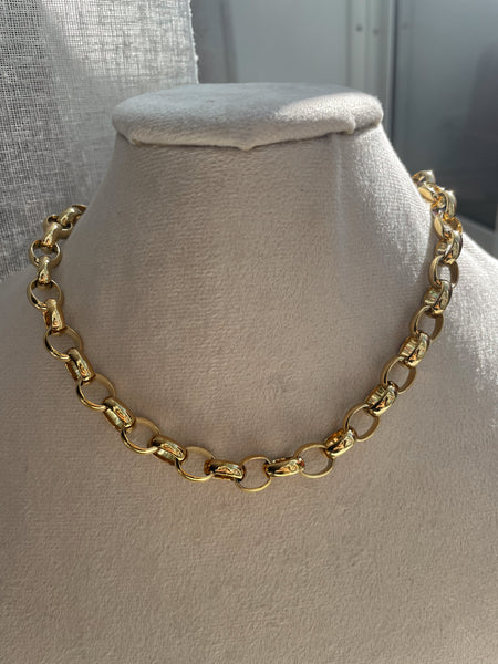 KALDA | Tarnish-Free | Gold Chunky Link | Necklace