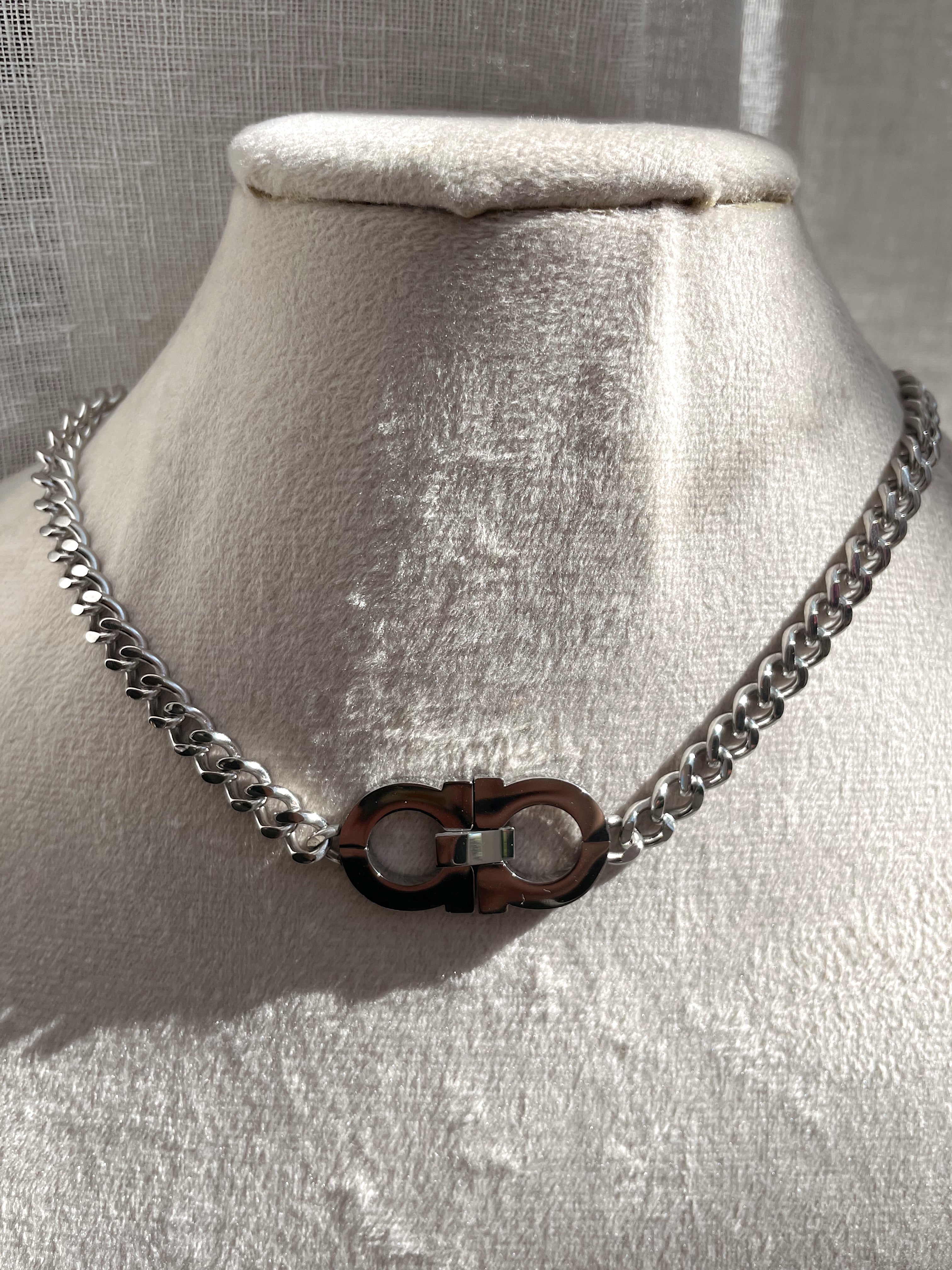 SUCCESSION | Tarnish-Free | Gold/Silver Chunky Link Pendant | Necklace