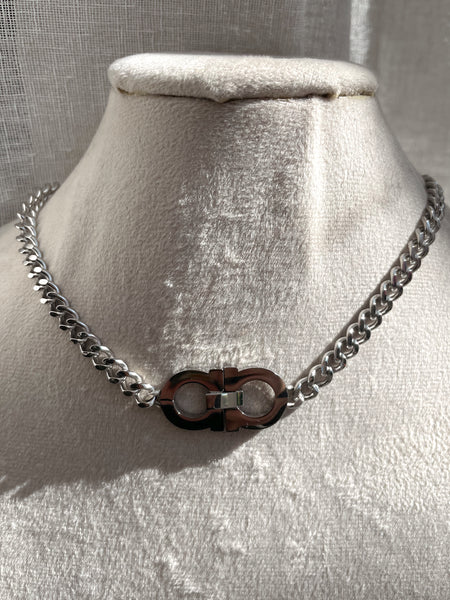 SUCCESSION | Tarnish-Free | Gold/Silver Chunky Link Pendant | Necklace