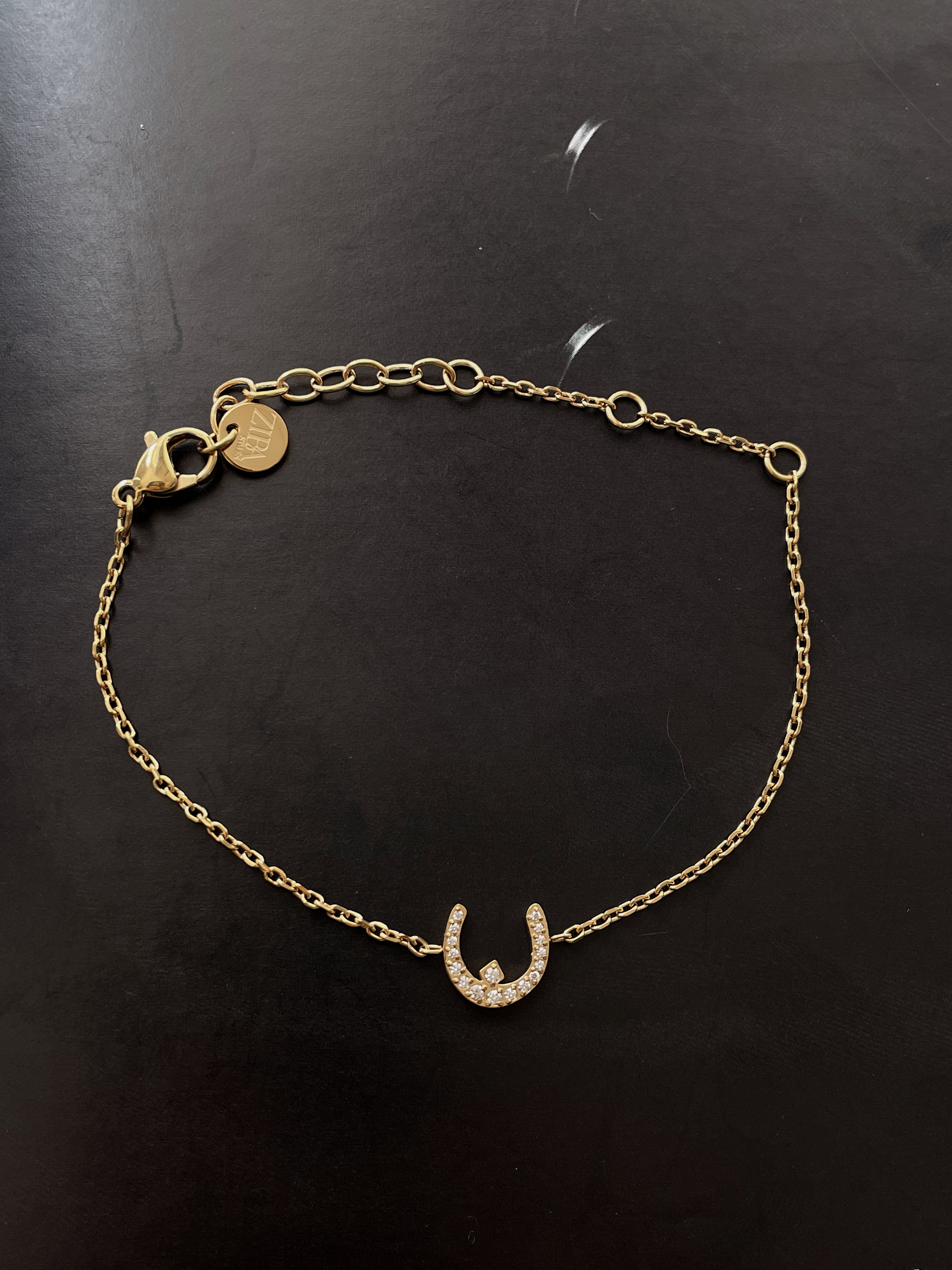 DAZZLING ARABIC INITIAL BRACELETS I Kids/Adults | Tarnish Free | Stainless Steel I 18ct gold/ rhodium plated Cubic Zirconia