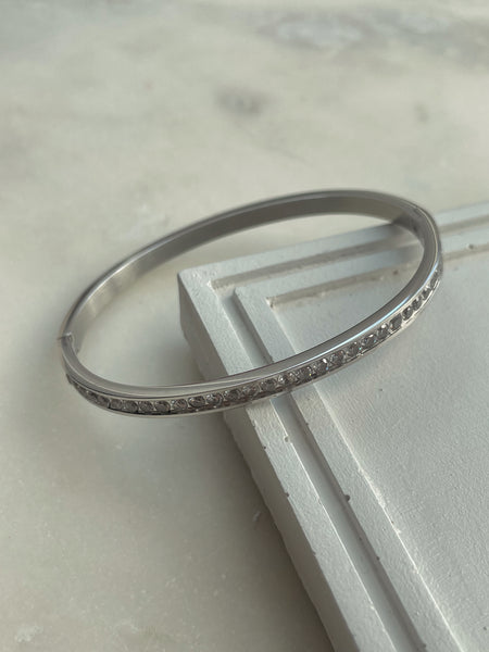 WONDERLAND | Tarnish Free | Gold/Silver/Rose-Gold | Cubic Zirconia | Bangle