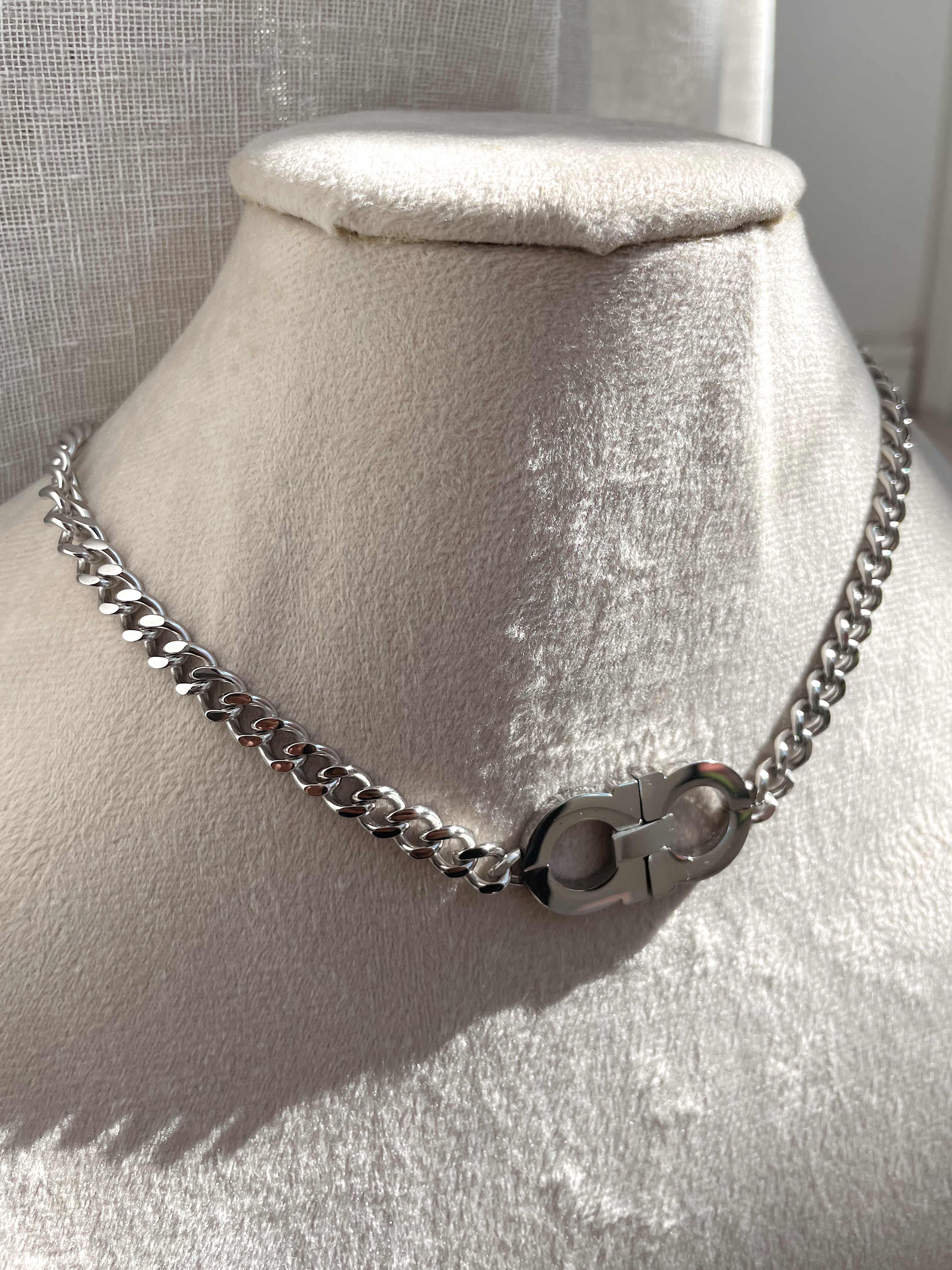 SUCCESSION | Tarnish-Free | Gold/Silver Chunky Link Pendant | Necklace