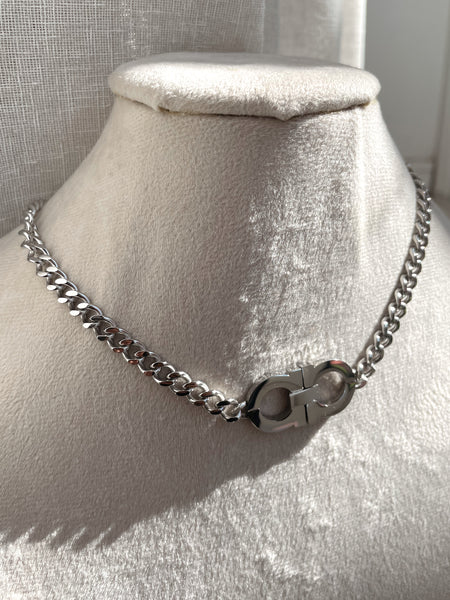 SUCCESSION | Tarnish-Free | Gold/Silver Chunky Link Pendant | Necklace