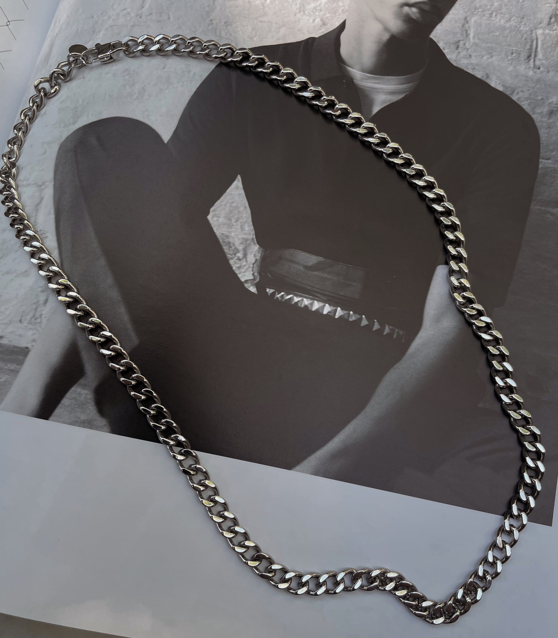 CEO | ZibaMan | 6/8/11mm Silver Cuban Necklace | Tarnish-Free