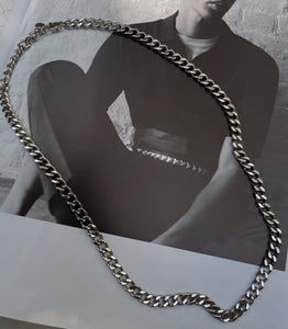 CEO | ZibaMan | 6/8/11mm Silver Cuban Necklace | Tarnish-Free