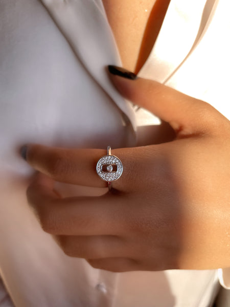 AZMEENA | Gold/Silver Necklace/Earring/Ring| AAA Grade Cubic Zirconia