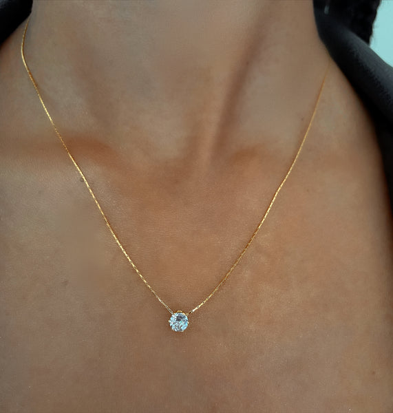 GWEN | Cubic Zirconia Drop Necklace | Tarnish-Free