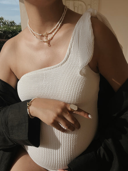 RIZ | ZSxRizDhoda | Freshwater Pearl Necklace/Bracelet/Anklet