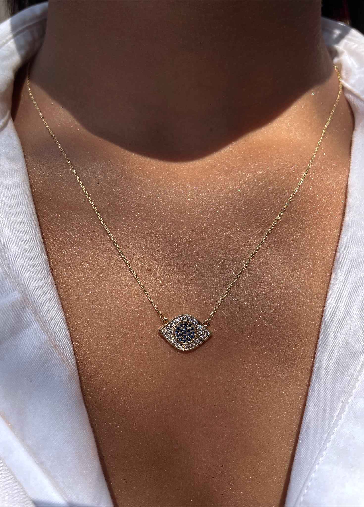 Freya | Evil Eye Pendant necklace