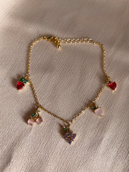 Berrylicous I 18k Gold Plated Charm Necklace/Bracelet