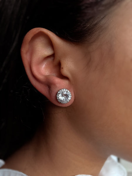 LUXURY STUDS | Cubic Zirconia Earrings | 5 Styles