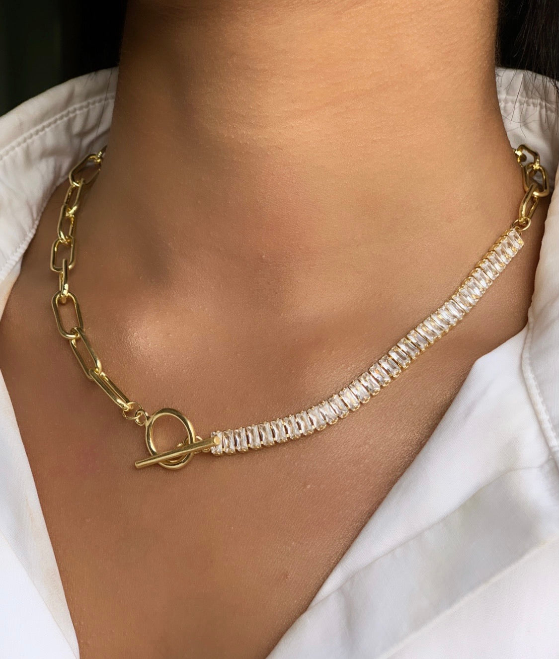 RAZ D | Tarnish Free | silver paperclip style | bestselling | necklace | bracelet