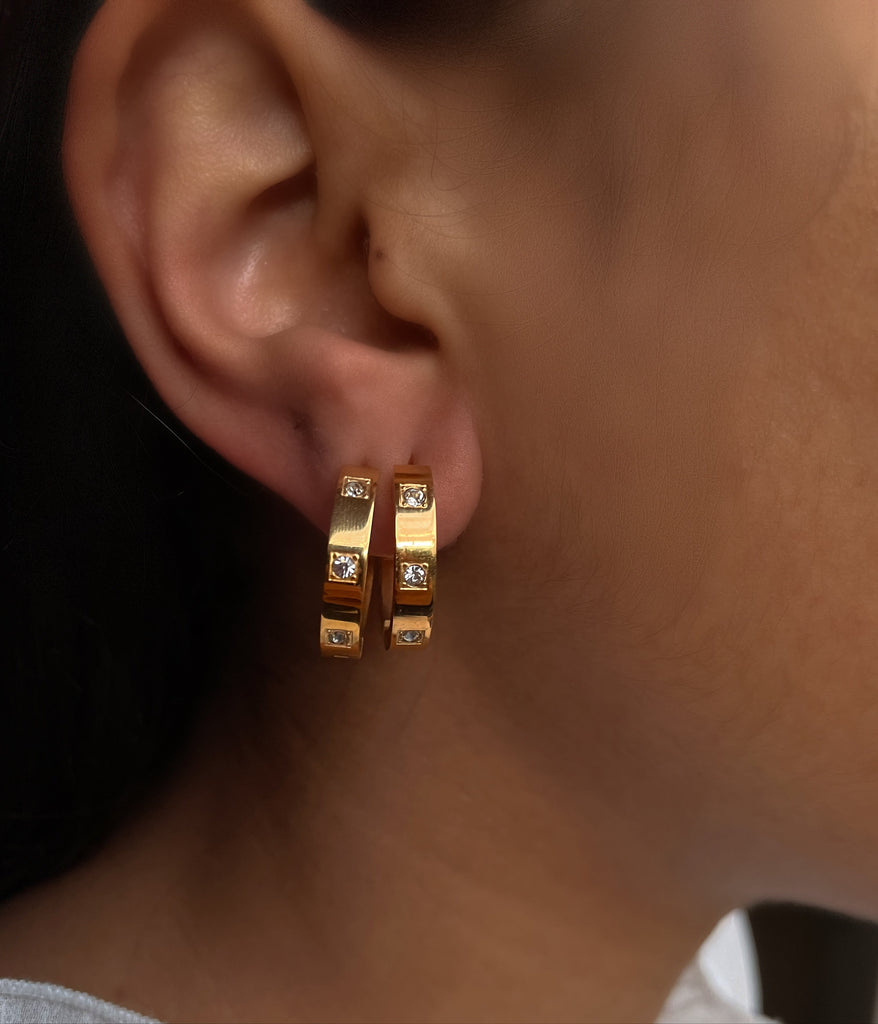 Tarnish free on sale hoop earrings