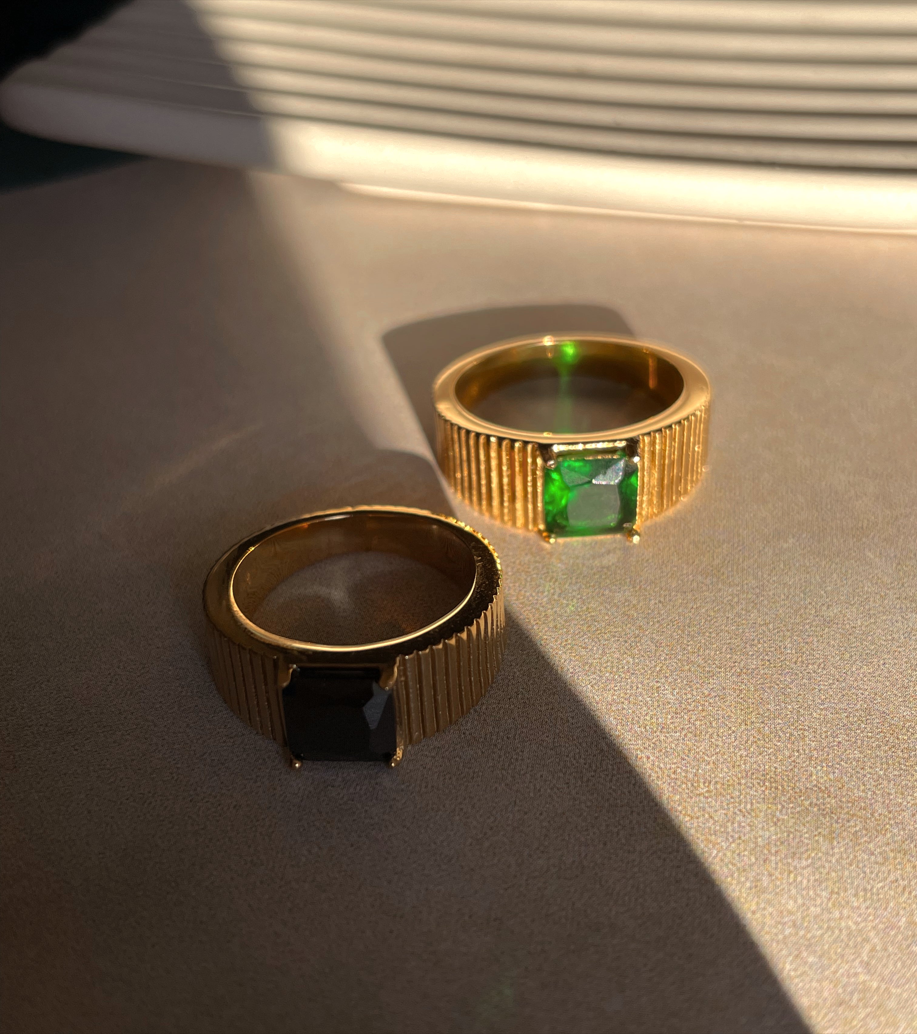 PRETTY RICH | Tarnish Free | Ridged Ring