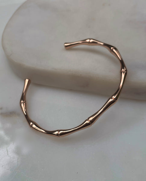 Sibongile | Tarnish-Free | Gold/Silver/Rose Gold Bamboo Cuff (1 piece)