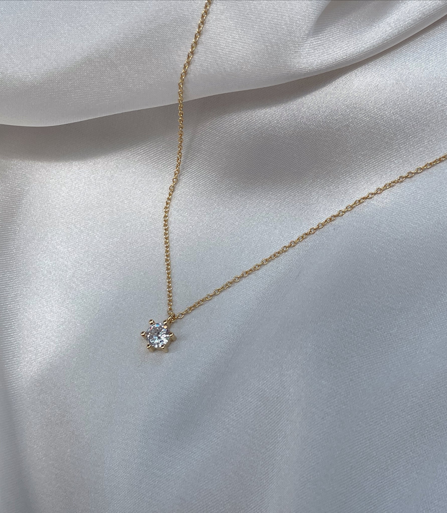 PARIS | Tarnish Free | S925 Sterling Silver I 18ct gold plated I Cubic Zirconia I Pendant Necklace/Bracelet