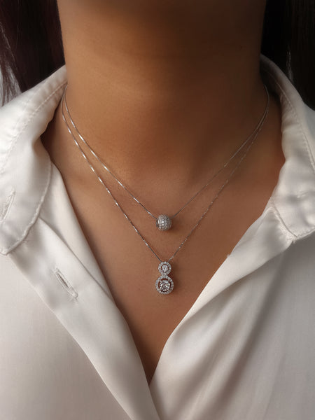 ISMAH | S925 Sterling Silver | Rodhium Plated | Pendant Necklace