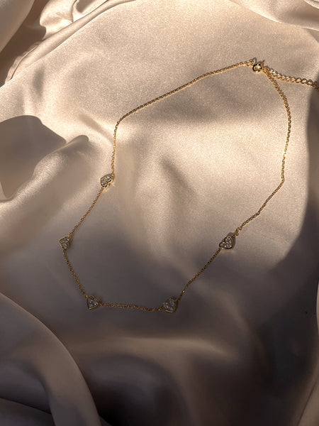 HEARTHROB | S925 Sterling Silver | 18ct Gold/silver Plated | Heart Charm Necklace
