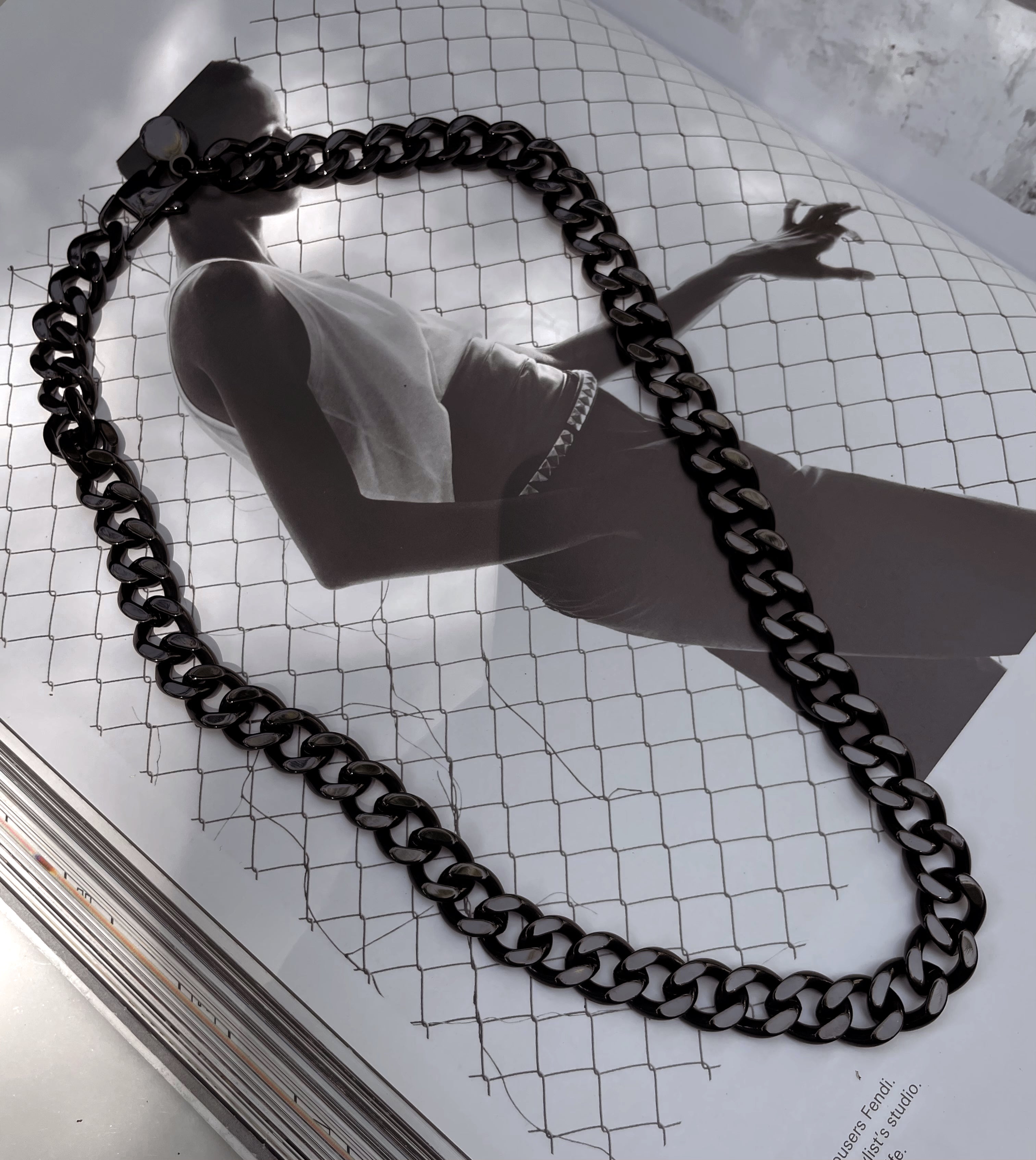 EMPIRE | ZibaMan | 6/8/11mm Black Cuban Necklace | Tarnish-Free