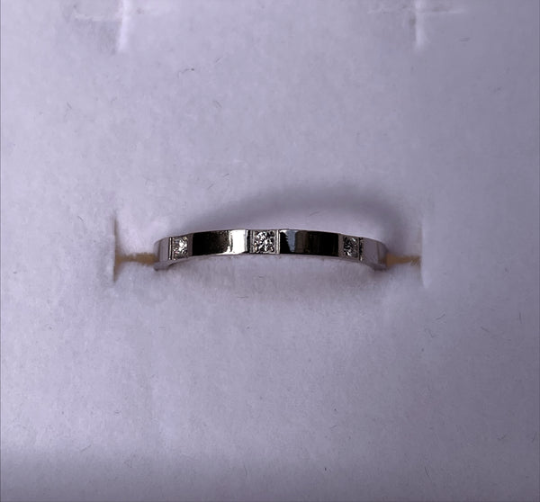 DONNATELLA | Tarnish Free | Thin Encrusted Designer-Inspired | Gold/Silver/Rose Gold Ring (1 piece)