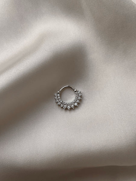 DAITH EARRINGS I S925 Sterling Silver | 18ct Gold/Platinun Plated | Cubic Zirconia | Single Piece