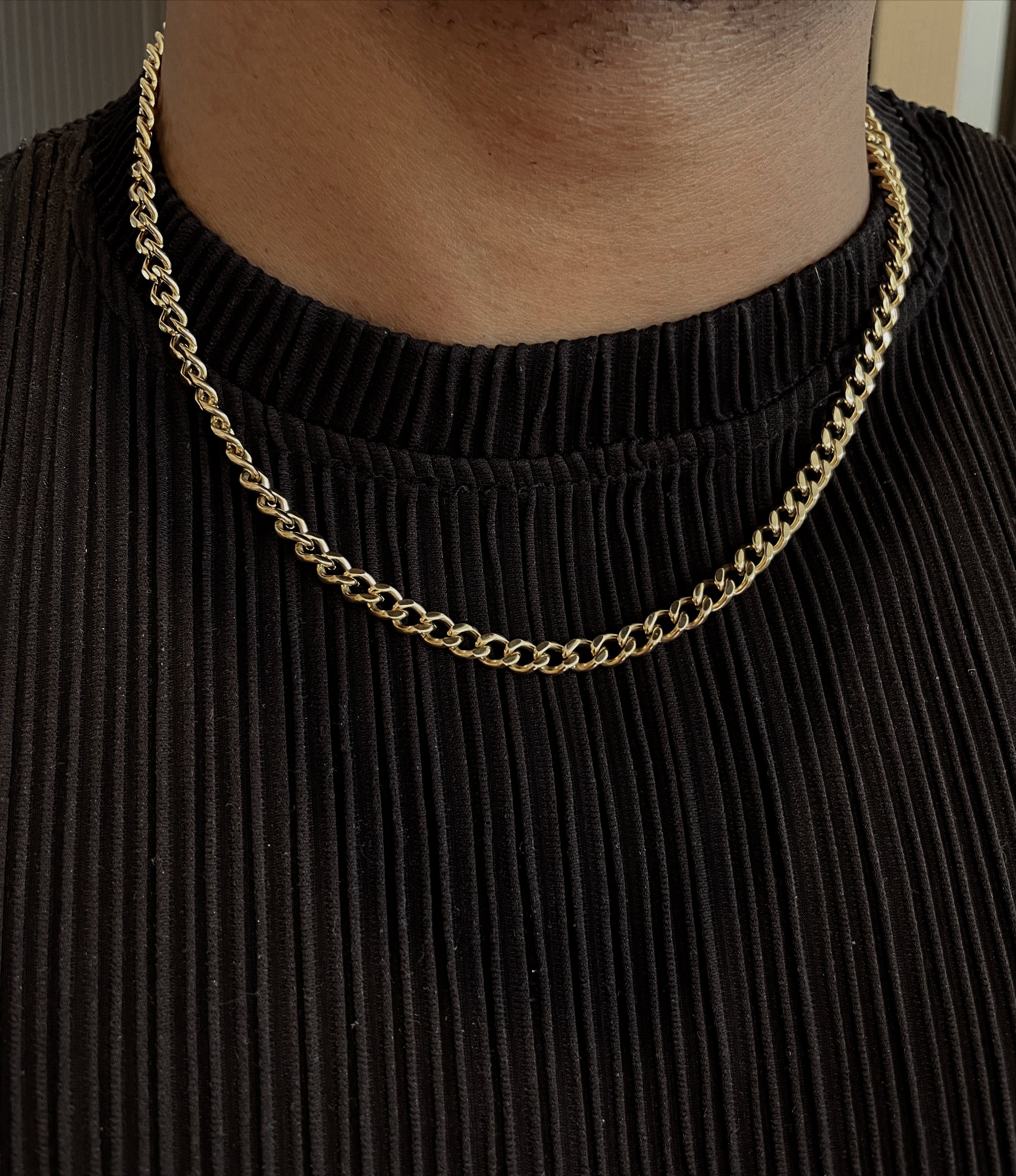 vivi　wjk IVXLCDM ×wjk slim chain neck ICON | ZibaMan | 6/8/11mm Gold Cuban Necklace | Tarnish-Free