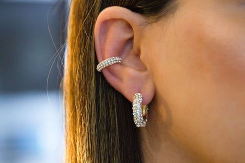 NURA | Cubic Zirconia Ear Cuffs (pair)