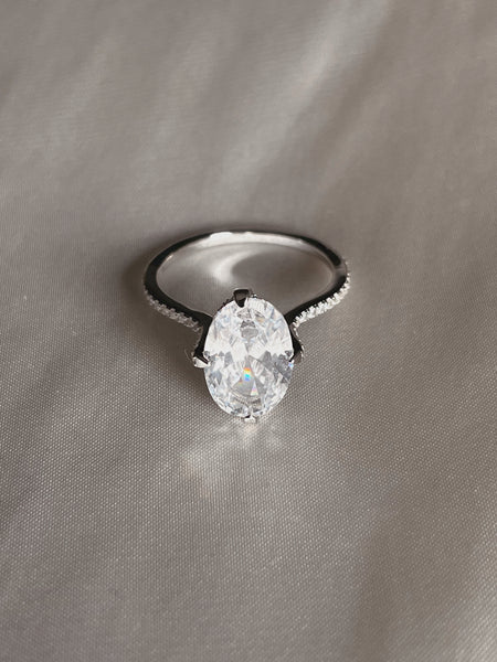 ICED I Tarnish Free | S925 Sterling Silver I Platinum Plated I Cubic Zirconia