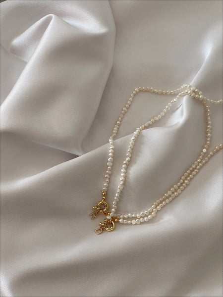 RIZ | ZSxRizDhoda | Freshwater Pearl Necklace/Bracelet |