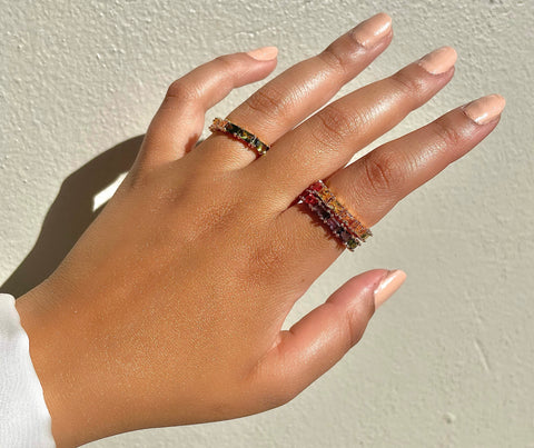 Cyprus | Multi-Colour Cubic Zirconia Ring