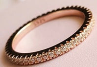 GIANNA I Tarnish Free | Eternity Band I S925 Sterling Silver I 18ct Gold Plated I Platinum Plated I Cubic Zirconia