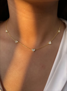 HEARTHROB | S925 Sterling Silver | 18ct Gold/silver Plated | Heart Charm Necklace