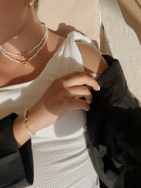 RIZ | ZSxRizDhoda | Freshwater Pearl Necklace/Bracelet/Anklet