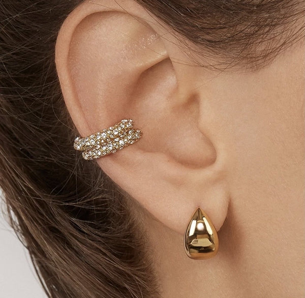 NURA | Cubic Zirconia Ear Cuffs (pair)