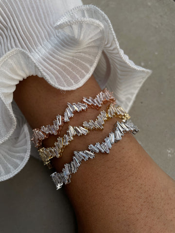 RICH B*TCH | Luxury Gold/Sliver/Rose gold Adjustable Bracelet I AAA Grade Cubic Zirconia