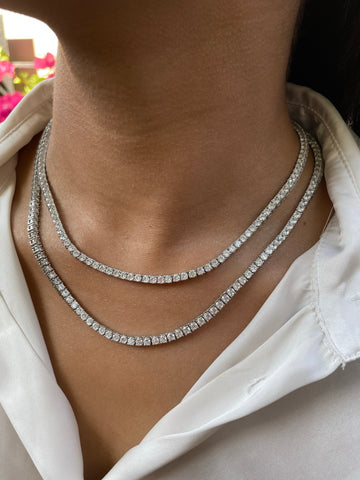 Luxury Tennis Necklace I 3mm | AAA Grade Cubic Zirconia