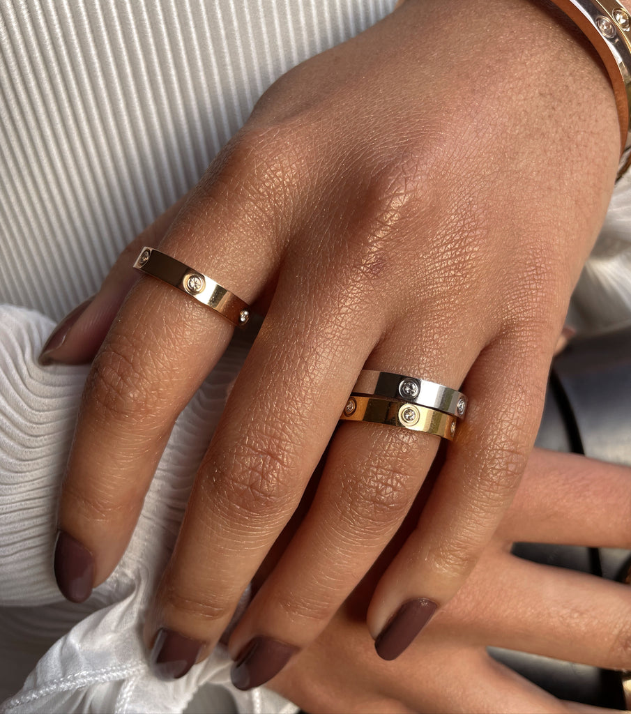 Stainless steel rings discount