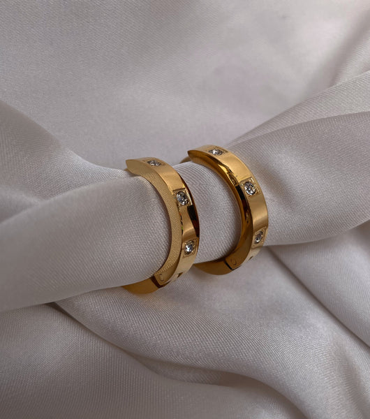 IT’S LUXURY HOOPS | Gold/Silver/Rose Gold Plated | Tarnish Free | Earrings