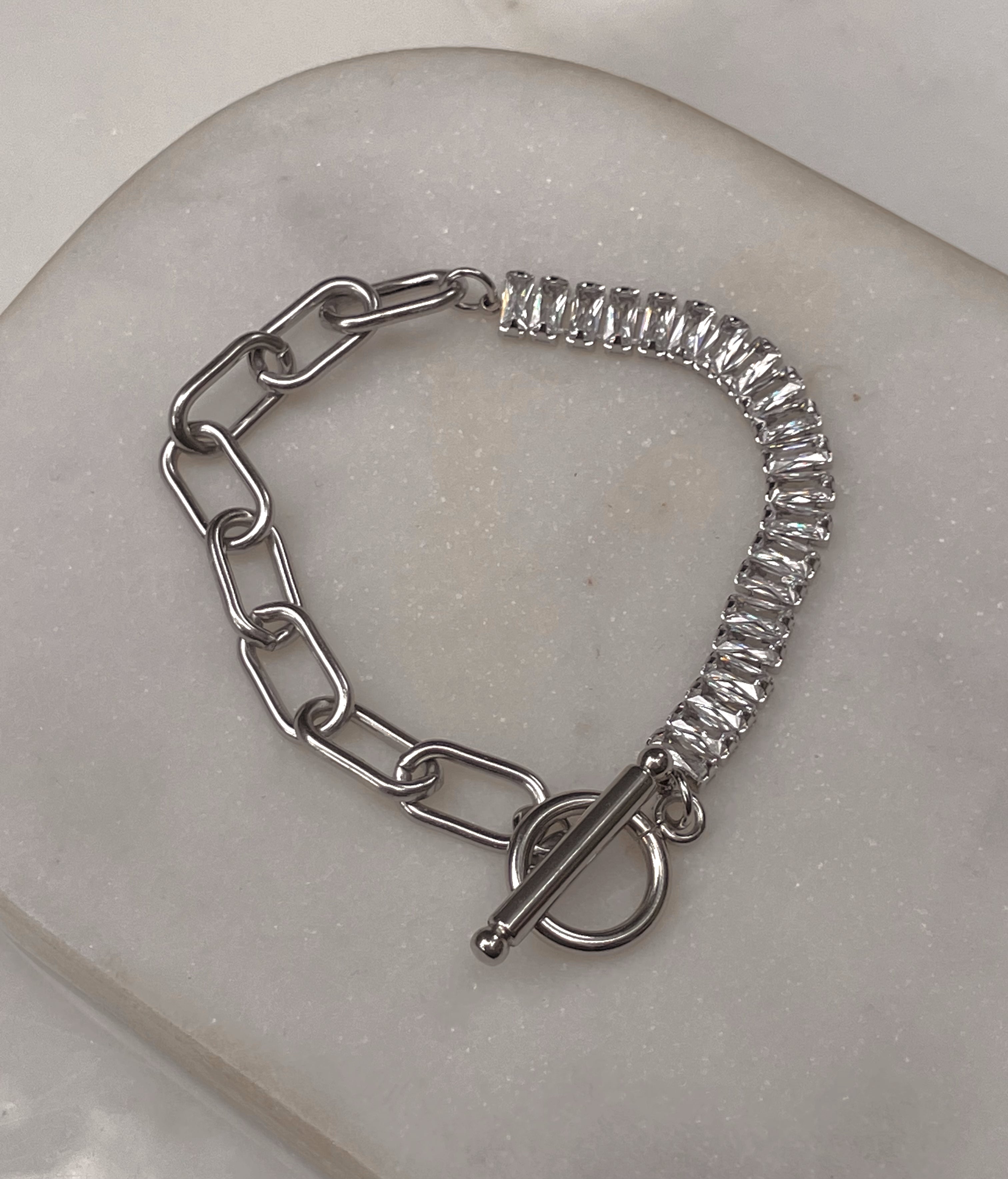 RAZ D | Tarnish Free | silver paperclip style | bestselling | necklace | bracelet