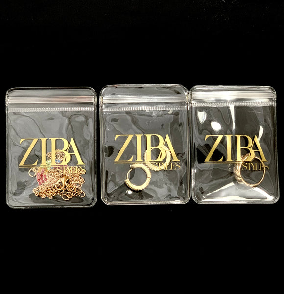 Ziba Styles Pack of 10 SMALL Travel and Storage Bags (7x8cm)