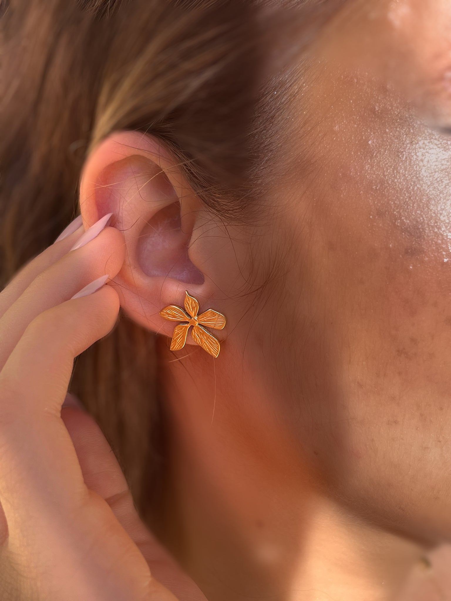 JASMINE | Tarnish-Free | Gold Flower | Earring